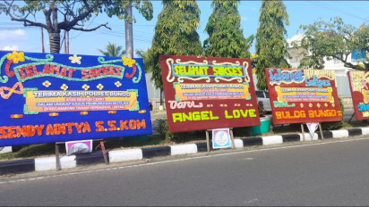 Berhasil Ungkap Pelaku Penggal Kepala, Polres Bungo Dibanjiri Karangan Bunga