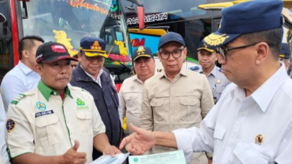 Pastikan Keselamatan Publik, Menhub Sidak Bus Pariwisata di Purwokerto