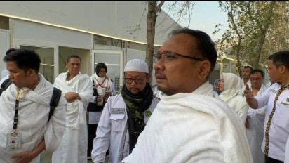 Kenakan Kain Ihram Haji, Menteri Agama Tinjau Setiap Maktab: Mereka Bisa Istirahat di Sini?