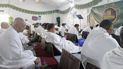 Dahsyat, Ini Penampakan Tenda Mewah Jemaah Calon Haji Maktour Al Fath dan An Nur di Arafah
