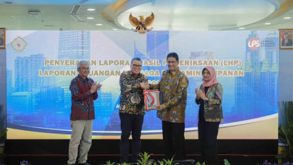 Dapat Opini WTP Sepuluh Kali Berturut - Turut dari BPK, LPS Akan Terus Tingkatkan Kinerja Lembaga