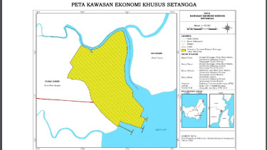 Presiden Joko Widodo  Tetapkan KEK Setangga di Tanah Bumbu Kalimantan Selatan, Luasnya  Mencapai 668,3 Hektare