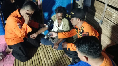 Sempat Hilang Selama 10 Hari, Korban Ditemukan Dalam Kondisi Lemas di Pulau Padamarang Kolaka