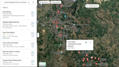 Mengejutkan Sejumlah Wilayah di Sukolilo Berubah Nama Jadi Kampung Maling di Google Maps