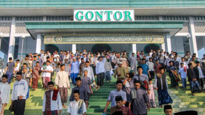 Ponpes Gontor Gelar Shalat Idul Adha Serentak di 22 Titik di Seluruh Cabang di Indonesia Minggu pagi