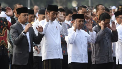 Besok, Presiden Jokowi Salat Idul Adha di Lapangan Simpang Lima Semarang