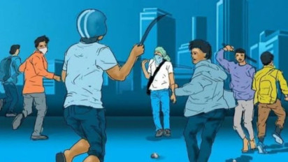 Gangster Beraksi di Jakarta Pusat, Tiga Remaja Jadi Sasarannya