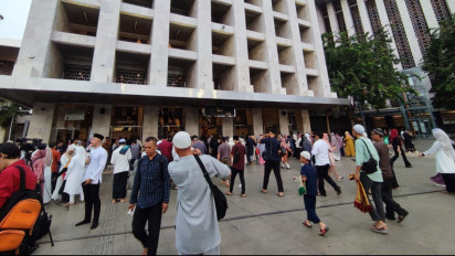 Masjid Istiqlal Sembelih 44 Hewan Kurban Selasa, Termasuk Sapi Kurban Jokowi-Ma'ruf Amin