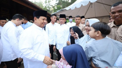 Prabowo Berkurban 145 Ekor Sapi diBerbagai Daerah, Terbanyak di Hambalang