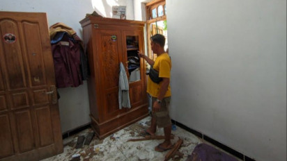 Pulang Salat Idul Adha, Rumah Seorang Warga di Ponorogo Rusak Kejatuhan Petasan yang Dipasang di Balon Udara