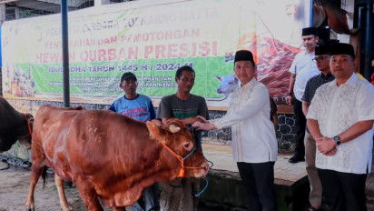 Hari Raya Idul Adha 2024, Polresta Bandara Soetta Salurkan Ribuan Bingkisan Daging ke Masyarakat
