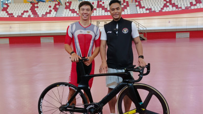 Sambangi Pemusatan Latihan, CdM Anindya Bakrie Apresiasi Cabor Balap Sepeda yang Lolos Olimpiade untuk Pertama Kali 20 Tahun