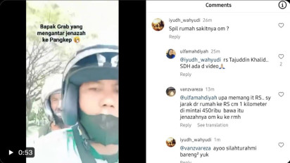 Driver Ojol Antar Kakek Bawa Jenazah Cucunya Sejauh 53 KM, Gara-gara Tak Sanggup Bayar Ambulans Rp800 Ribu