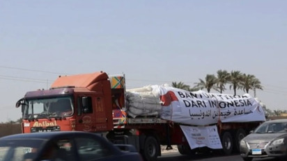 PMI Kirim 500 Unit Tenda Pengungsian ke Perbatasan Gaza