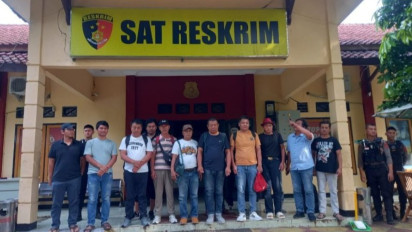 Polres Sukabumi Serahkan 9 WN China ke Kantor Imigrasi