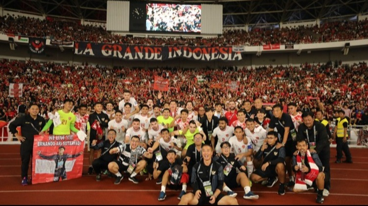 Peringkat Anak Asuh STY setelah Lolos ke Putaran Ketiga Kualifikasi Piala Dunia, FIFA Sebut Timnas Indonesia jadi Negara Paling...
            - galeri foto