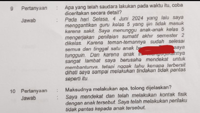Guru di Pacitan Lecehkan Siswi SD di Dalam Kelas