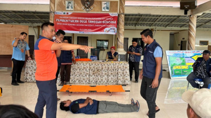 Komitmen Tingkatkan Kewaspadaan Bencana Wilayah Pesisir, Pertamina Bentuk Destana Ke-3 di Kecamatan Sedati, Sidoarjo