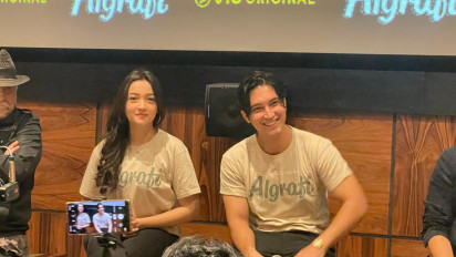 Jadi Peran Utama di Film Algrafi, Megan Domani dan Junior Robert Bagikan Fakta Menarik