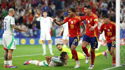 Hasil Euro 2024 Spanyol vs Italia: Digempur Habis Tim Matador, Skuad Gli Azzurri Keok 1-0