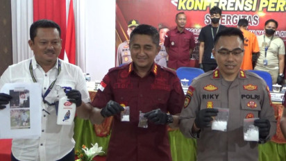 Narapidana Tahanan Pendamping Tertangkap Selundupkan Narkoba ke Lapas Narkotika Tanjungpinang