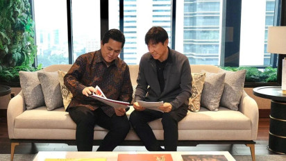 Izinkan Korea Selatan Rekrut Shin Tae-yong dari Timnas Indonesia, Erick Thohir Tiba-tiba Bahas Soal Pelatih Kelas Dunia