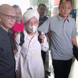 Pakai Surban di Kepala, Tersangka Riduan DPO Korupsi Internet Desa Ditangkap Tim Tabur Kejati Sumsel