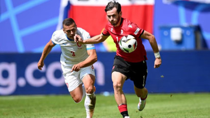 Hasil Euro 2024 Georgia vs Republik Ceko: Hadang 12 Tembakan, Jvarosnebi Tahan Imbang Narodni 1-1