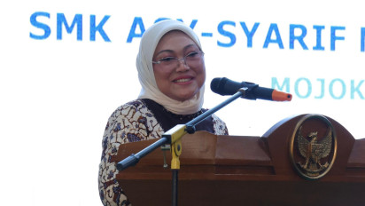 Menaker Luncurkan SMK Asy-Syarif Mitra Industri Mojokerto: Semoga Menjadi The Real Vocational School