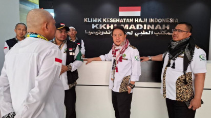 Jelang Kedatangan Jemaah Haji Gelombang II di Madinah, Dirjen PHU Tinjau Fasilitas Penginapan dan Klinik Kesehatan