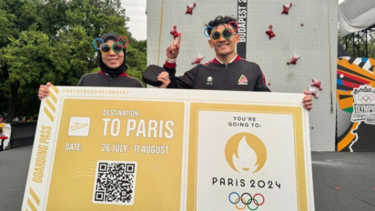 Bangga! Atlet Panjat Tebing Veddriq Leonardo dan Rajiah Sallsabillah Raih Tiket Olimpiade Paris 2024