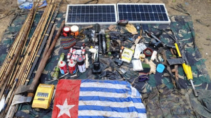 Tak Hanya Amankan Senjata, Satgas Kontak Senjata dengan OPM di Maybrat