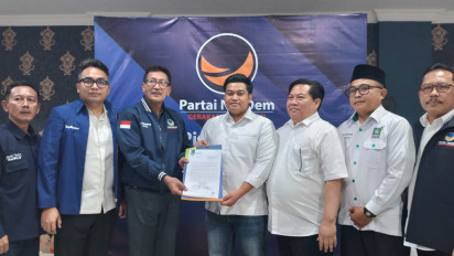 Hadapi Incumbent, Pasangan Syahrul - Tri dari Nasdem Siap Bersaing di Pilkada Gresik