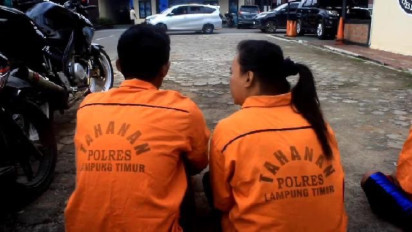 Partner In Crime, Pasutri di Lampung Timur Kompak Curi Motor dengan Peran Berbeda