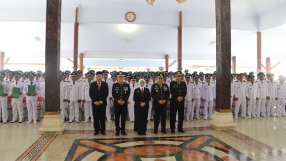 Bupati Blitar Kukuhkan Perpanjangan Masa Jabatan 218 Kepala Desa, Ini Harapannya