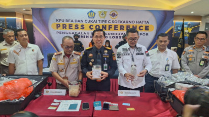 Dua Perempuan Ditangkap Bea Cukai Soekarno-Hatta Usai Selundupkan Benih Bening Lobster, Mengaku Dapat Upah Rp3 Juta