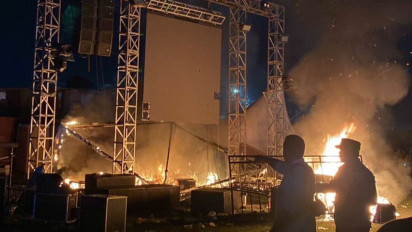 Buntut Kerusuhan Konser Lentera Festival, Polisi Buru Pelaku Pengrusakan dan Pencurian