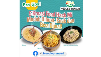 5 Kreasi Food Hack Mie, Mudah Dibuat, Enak dan Bisa Dijual