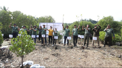 Bulan Lingkungan Hidup Sedunia, Pertamina Tanam 2 Ribu Mangrove Dukung Dekarbonisasi