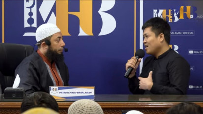 Kisah Mualaf Seorang Pria yang Mengejar Ustaz Khalid Basalamah untuk Jadi Saksi dan Guru Spiritual, Dapat Hidayah Lewat Nonton Youtube