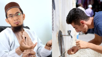 Setelah Berwudhu Langsung Dilap Pakai Handuk, Boleh atau Tidak? Ustaz Adi Hidayat Jawab Tegas Hukum Mengelap Air Wudhu