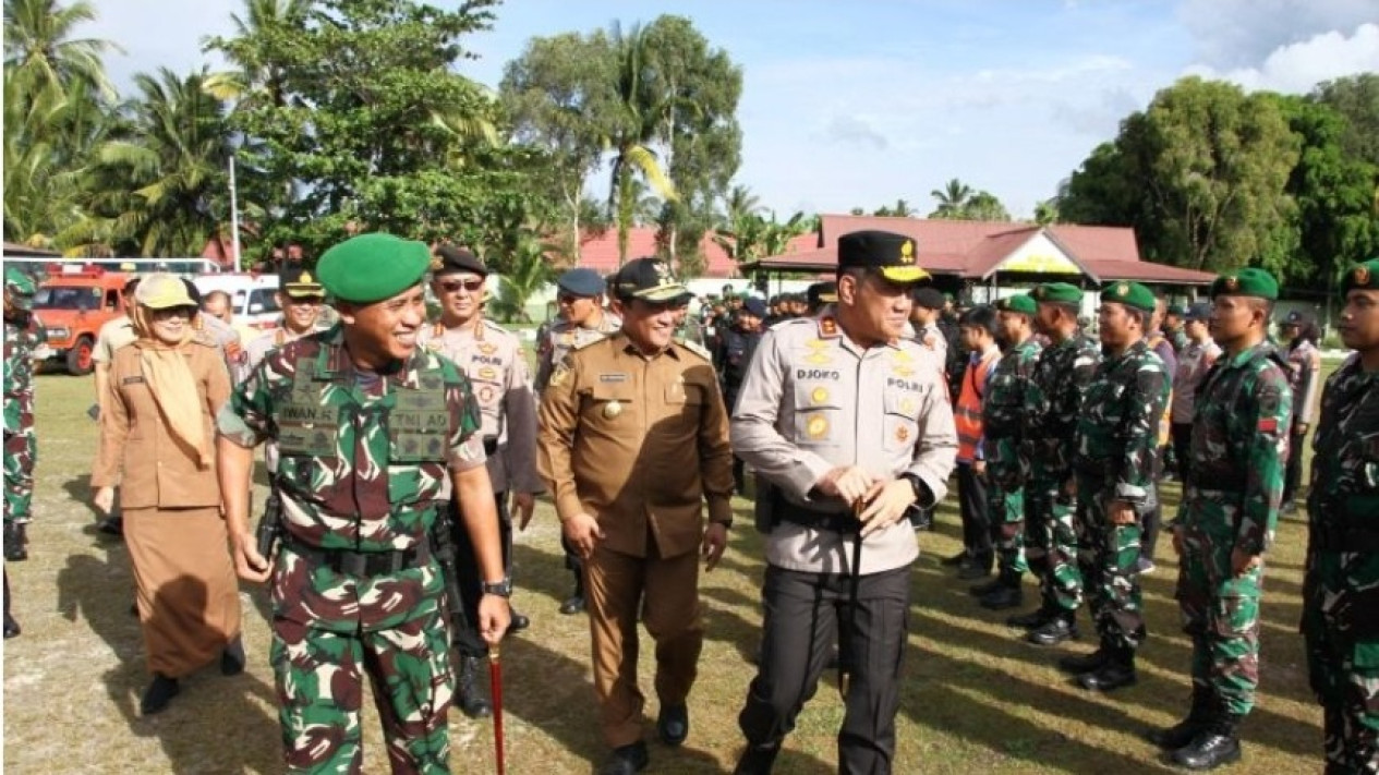 Kunjungan Kerja Presiden Jokowi ke Kalimantan Tengah, Ribuan Personel ...