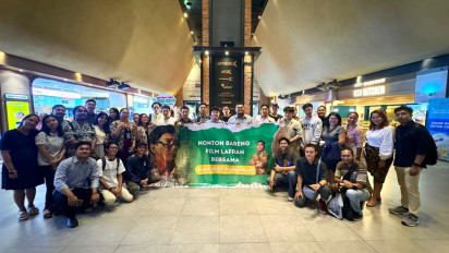 Gelar Nobar Film Lafran Bersama Pemuda Lintas Gereja, Billy Mambrasar Dorong Nasionalisme dan Pluralisme