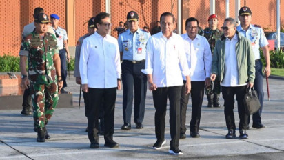 Mengintip Lebih Dekat Gaya Santai Jokowi saat Kunjungan Kerja ke Kalteng Hari Ini Rabu 26 Juni 2024