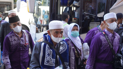 Pemulangan Hari Keempat, 13 Kloter Jemaah Haji Debarkasi Surabaya Telah Tiba di Tanah Air