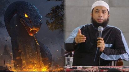 Mulai Sekarang Perbanyak Astaghfirullah saat Ular Muncul di Rumah, Ustaz Khalid Basalamah Ingatkan Selain Bahaya Ada Tanda...