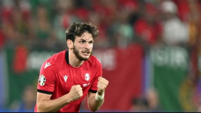 Permalukan Cristiano Ronaldo cs di Euro 2024, Kvaratskhelia: Jauh Lebih Baik dari Scudetto Liga Italia