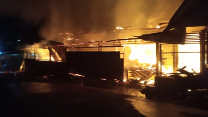 Kebakaran Rumah dan Toko Manisan Telan Satu Korban Jiwa Meninggal Dunia