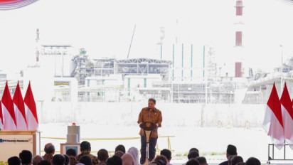Resmikan Smelter Freeport Gresik, Menko Airlangga Hartarto: Tidak Ada yang Mampu Bangun Seperti Ini