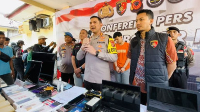 Polresta Bogor Tangkap Perekrut Selebgram Promosikan Judi Online